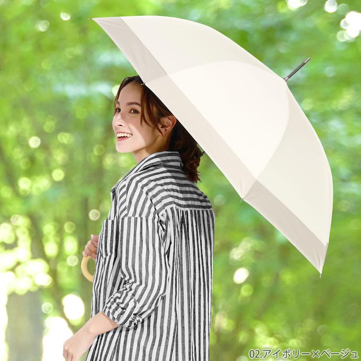 LAD WEATHER 日傘 完全遮光 長傘 晴雨兼用 8本骨 ブラックコーティングで反射光も遮断 大きい102cm uvカット 100 遮光 レディース 雨傘 おしゃれ 軽量 紫外線対策 グッズ