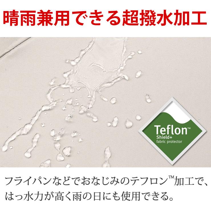 LAD WEATHER 日傘 完全遮光 長傘 晴雨兼用 8本骨 ブラックコーティングで反射光も遮断 大きい102cm uvカット 100 遮光 レディース 雨傘 おしゃれ 軽量 紫外線対策 グッズ - 画像 (8)