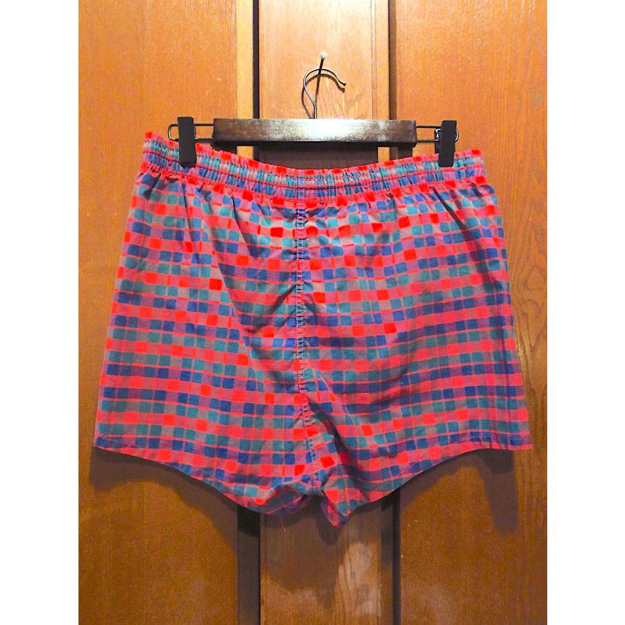 ビンテージ50's●PENNEY'Sチェックスイムショーツsize M●250823m6-m-swimペニーズ水着海パンスイムショーツメンズ古着