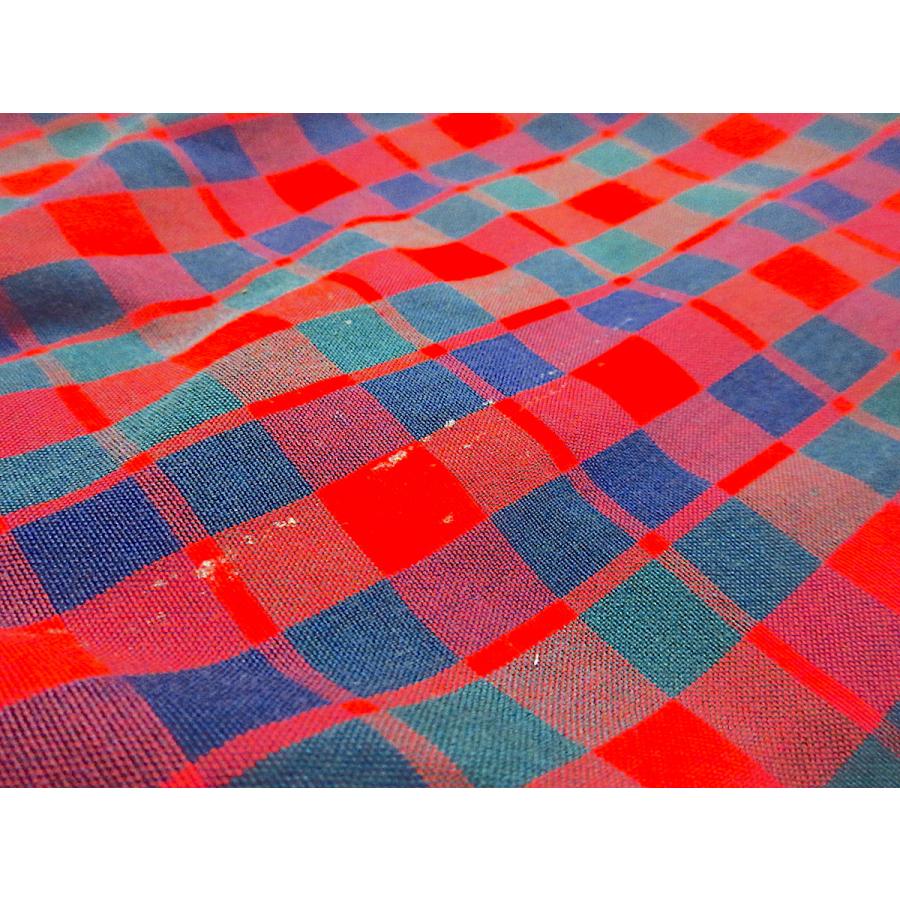 ビンテージ50's●PENNEY'Sチェックスイムショーツsize M●250823m6-m-swimペニーズ水着海パンスイムショーツメンズ古着 - 画像 (4)