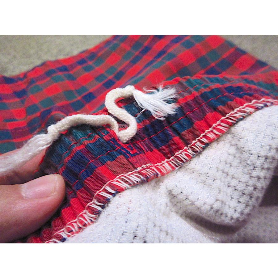 ビンテージ50's●PENNEY'Sチェックスイムショーツsize M●250823m6-m-swimペニーズ水着海パンスイムショーツメンズ古着 - 画像 (5)