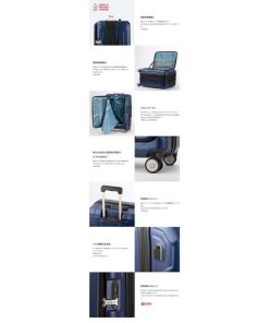 LEGEND WALKER BLUE WHALE ハードタイプ スーツケース 5525-60 Mサイズ 容量拡張（メーカー直送品）送料無料 TSロック ダブルキャスター 3〜5泊 旅行