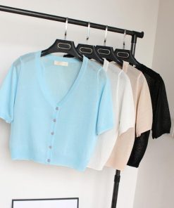 日焼け止め 薄手 サマーカーディガン 半袖 黒 ショート丈 uvカット  紫外線対策 きれいめ カーディガン レディース 夏 白