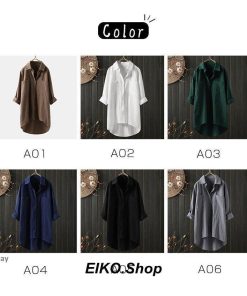 ブラウス レディース ワイシャツ シフォン ロングシャツワンピース 七分袖 春夏 とろみ 通勤 着痩せ トップス おしゃれ 白 春夏秋新作