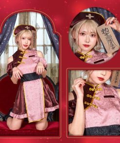 HW レトロナースキョンシー コスチューム レディース クリアストーン