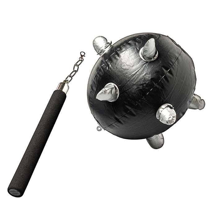 即日出荷 とげとげボールチェーンハンマー コスプレグッズ 小物 小道具 節分 豆まき クリアストーン 4560320908289 - 画像 (3)