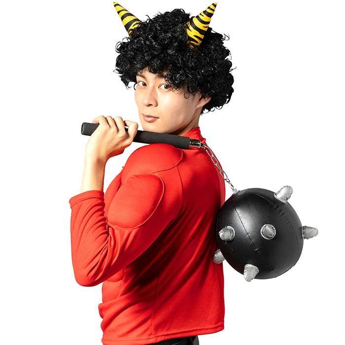 即日出荷 とげとげボールチェーンハンマー コスプレグッズ 小物 小道具 節分 豆まき クリアストーン 4560320908289 - 画像 (6)