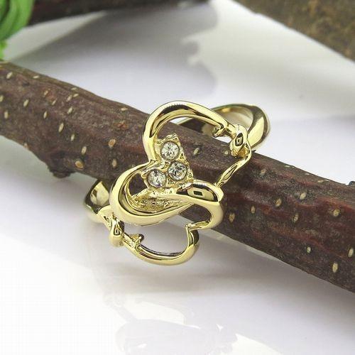 スワロフスキー クリスタル ゴールド 送料無料 ジュエリー アクセサリー 指輪 ring リング レディース ギフト プレゼント