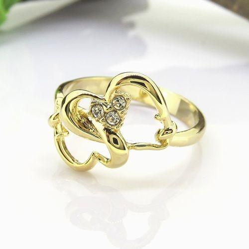 スワロフスキー クリスタル ゴールド 送料無料 ジュエリー アクセサリー 指輪 ring リング レディース ギフト プレゼント - 画像 (2)