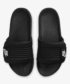 NIKE ナイキ スポーツサンダル レディース オフコート アジャスト スライド ビーチサンダル シャワーサンダル シューズ 靴 ブラック dv1033