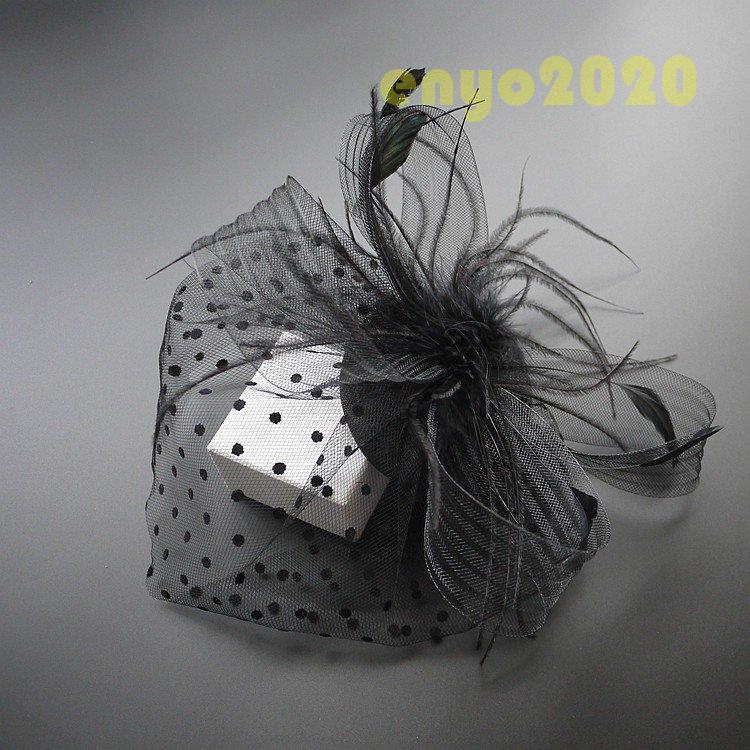 トーク帽 トークハット チュール カクテルハット 花 ヘッドドレス ウェディング 結婚式 パーティー 二次会 女子会 お呼ばれ カチューシャ フェザー 髪飾り