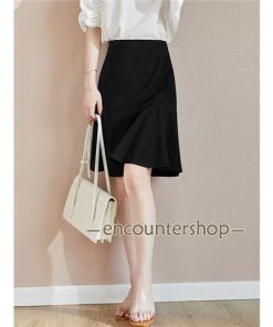 事務服 スカート 制服 洗える レディース 膝丈 大きいサイズ フレア 通勤 オフィス ビジネス OL 企業 大人 可愛い 韓国風  おしゃれ