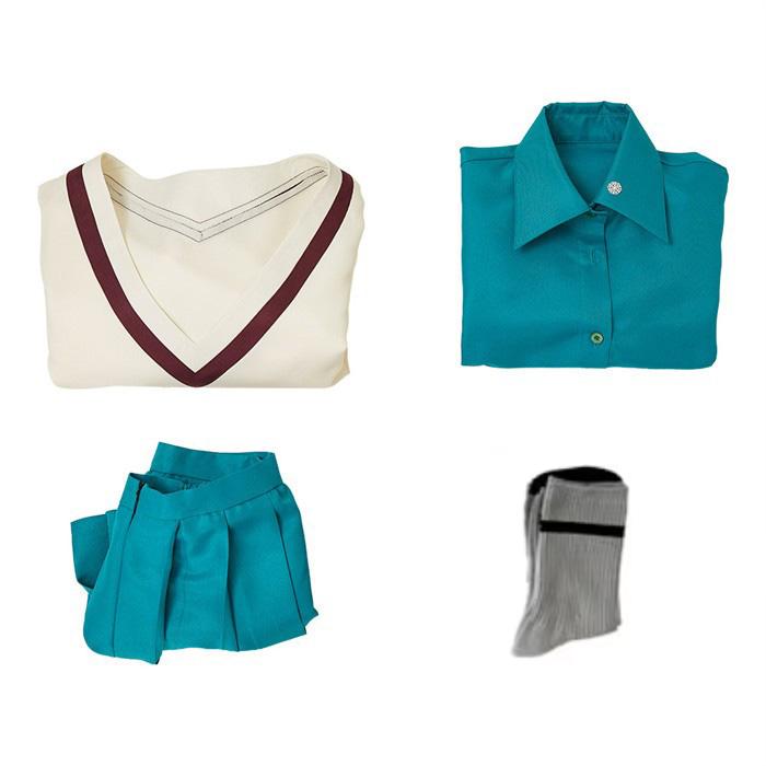 ジークアクス アマテ・ユズリハ マチュ コスプレ衣装 制服 学生服 機動戦士ガンダム ガンダム Gundam GQuuuuuuX アマテ ユズリハ ウィッグ 靴 コスチューム - 画像 (3)