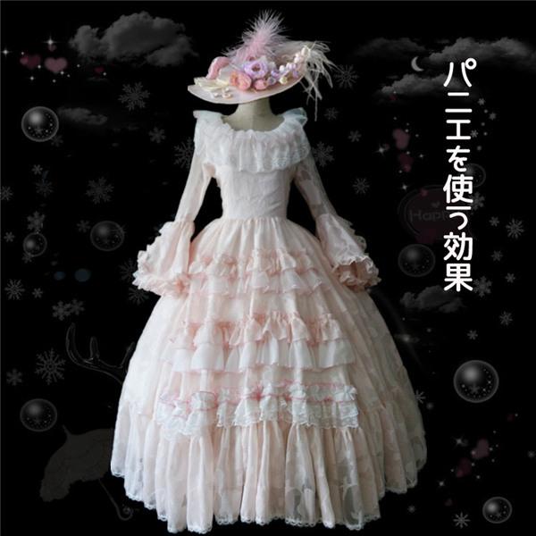 パニエ ロリータ ワイヤー有り 普段使い 70cm ゴスロリ ソフトチュール - 画像 (2)