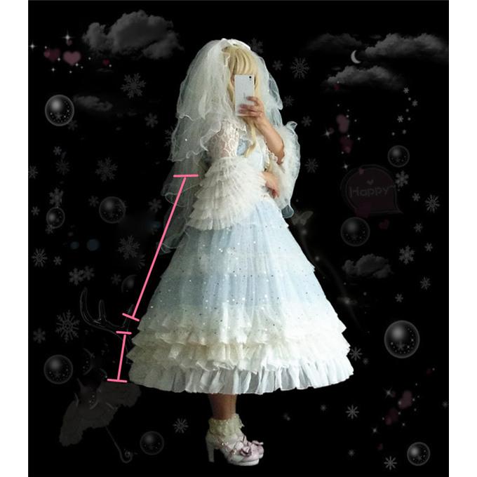 パニエ ロリータ ワイヤー有り 普段使い 70cm ゴスロリ ソフトチュール - 画像 (6)