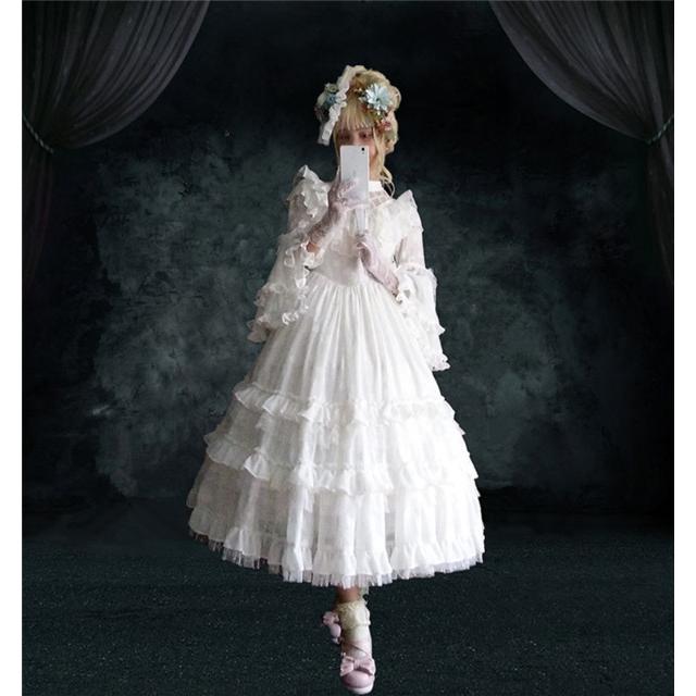 パニエ ロリータ ワイヤー有り 普段使い 70cm ゴスロリ ソフトチュール - 画像 (8)