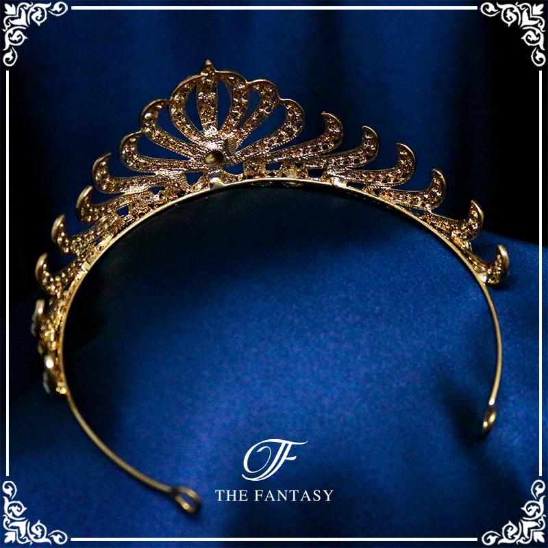 ティアラ 結婚式 ウエディング 披露宴 ブライダル 在庫一掃セール タトゥーシール 贈呈対象 ft9053gd - 画像 (2)