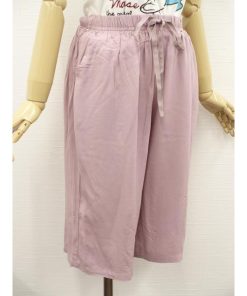 Disney Disney等 半袖Tシャツ+ハーツパンツ コーディネート2点セット ルームウェア L相当 ホワイト地 クラッシックミニー パープル カジュアル系 10代〜20代