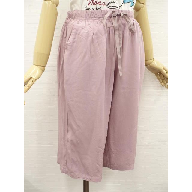 Disney Disney等 半袖Tシャツ+ハーツパンツ コーディネート2点セット ルームウェア L相当 ホワイト地 クラッシックミニー パープル カジュアル系 10代〜20代