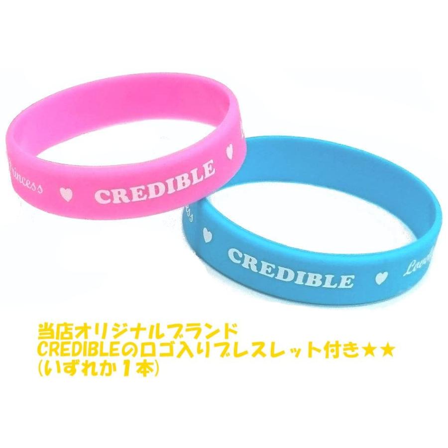 オーロラ姫 ドレス 子供 コスプレ 衣装 豪華8点 セット ( 手袋 ティアラ ステッキ ネックレス イヤリング 指輪 ブレスレット) 100 110 120 130 140 - 画像 (6)