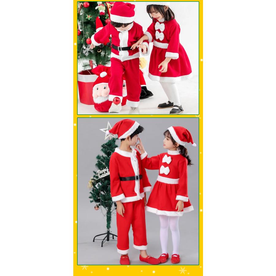 サンタクロース サンタ服 サンタコスプレ 子供 サンタ 衣装 コスプレ クリスマス キッズ ジュニア ベビー コスチューム 服 かわいい - 画像 (9)