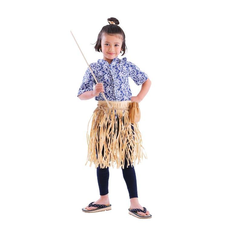 clearstone 浦島 太郎 コスプレ キッズなりきりセット 着物 コスチューム 和風コス キッズ 浦島太郎くん 子ども 子供 110cm 120cm - 画像 (7)