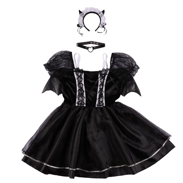 clearstone コケティッシュ ガーリー レーシィ デビル 悪魔 Devil DEVIL レディース 女性 女 衣装 仮装 コスプレ コスチューム ハロウィン halloween - 画像 (2)