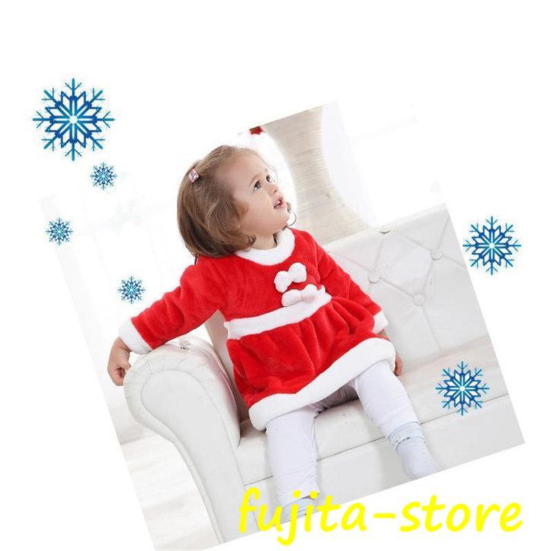 サンタ サンタクロース コスチューム 衣装 子供服 キッズ こども用 赤ちゃん 子供用 女の子 男の子 クリスマス パーティー - 画像 (6)