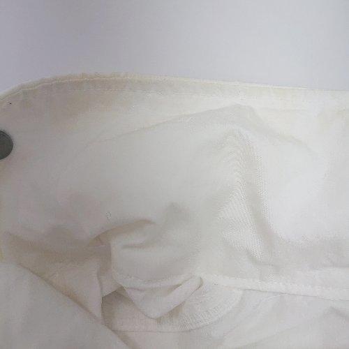 ◇ MONO-MART モノマート フード収納 薄手 ナイロン ロング丈 長袖 ジャンパー サイズL ホワイト系 メンズ E - 画像 (2)