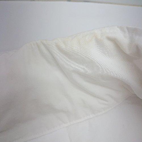 ◇ MONO-MART モノマート フード収納 薄手 ナイロン ロング丈 長袖 ジャンパー サイズL ホワイト系 メンズ E - 画像 (3)