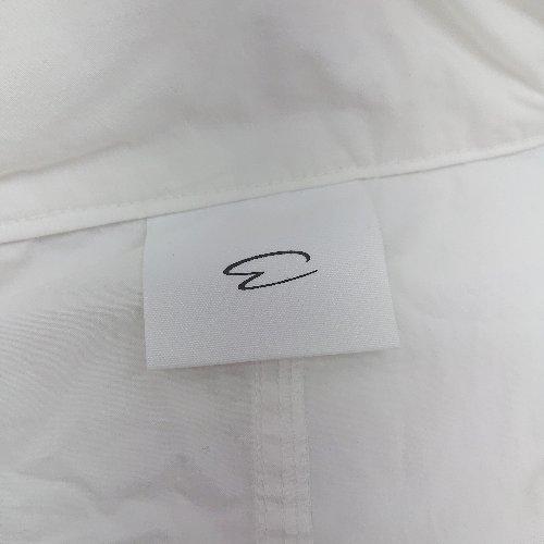 ◇ MONO-MART モノマート フード収納 薄手 ナイロン ロング丈 長袖 ジャンパー サイズL ホワイト系 メンズ E - 画像 (4)