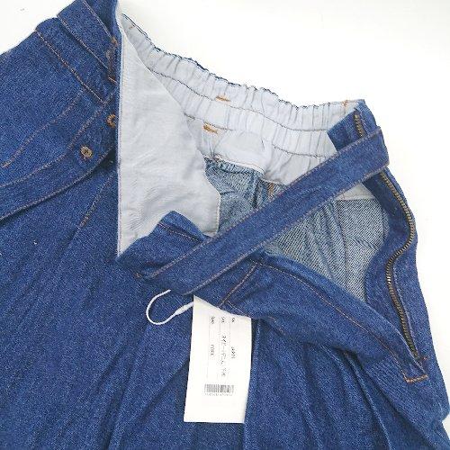 ◇ ◎ ●美品● MONO-MART モノマート デニム ミニ丈 フレア スカート サイズF ブルー レディース E - 画像 (2)