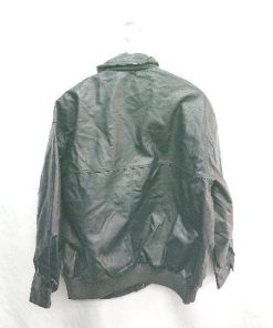 ■ ⊇ MONO-MART モノマート オーバーサイズ ヴィンテージ 長袖 レザーブルゾン サイズM ブラック レディース E