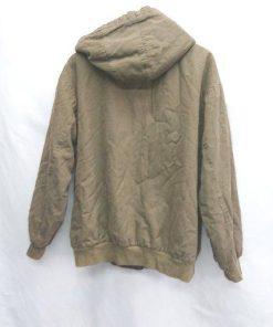 ◇ ⊇ PENNEYSぺニーズ 内側ボア 長袖 ボアフードジャケット サイズ カーキ―系 レディース E