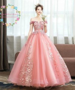 カラードレス ロングドレス 11色 二次会 パーティードレス パニエ付き 花嫁 ウェディングドレス コンサート 披露宴 結婚式 演奏会 プロムドレス