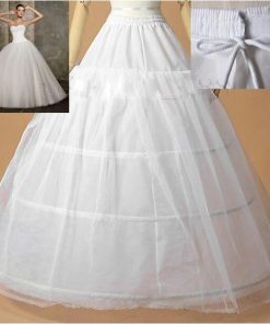 大人ドレス用 4段ワイヤー パニエ 簡易式ロングドレスパニエ お買い得パニエ ウエディング 結婚式 発表会 演奏会 白 ボリューム