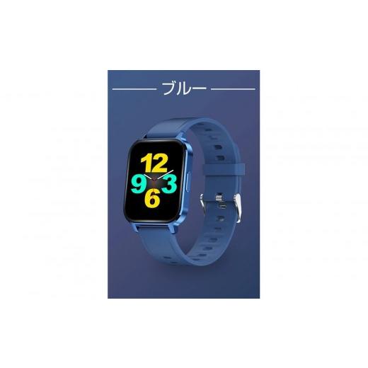 ふるさと納税 時計 スマートウォッチ 愛知県 名古屋市 ブルー スマートブレスレット スポーツウォッチ 腕時計 歩数計 心拍計 温度測定 健康…