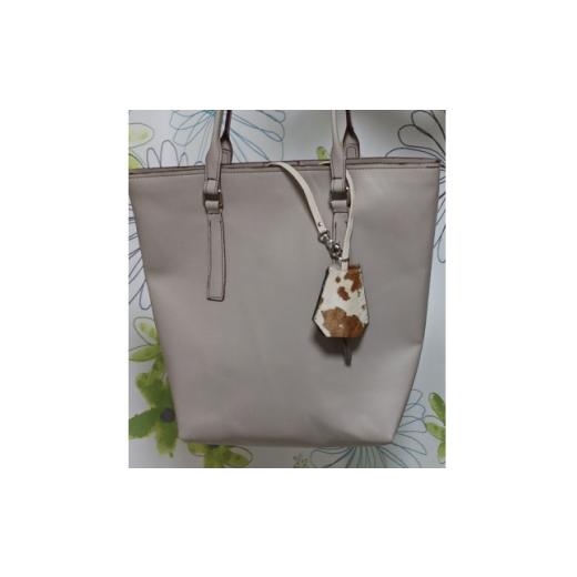 ふるさと納税 小物 大阪府 豊能町 キーカバー 大 ホースヘアー(馬革)・ホワイト 1657326 - 画像 (3)