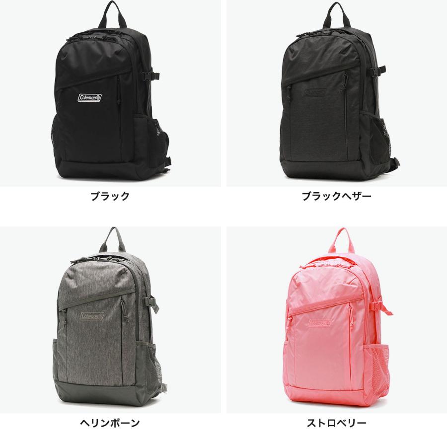 Coleman 最大42%★9/24迄 公認販売店 コールマン リュック メンズ レディース 大容量 通学 通勤 おしゃれ 軽量 25L A4 2層 撥水 学生 WALKER ウォーカー25 - 画像 (6)