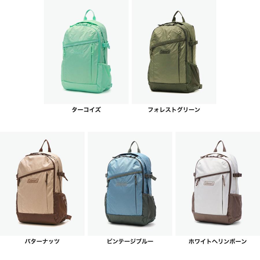Coleman 最大42%★9/24迄 公認販売店 コールマン リュック メンズ レディース 大容量 通学 通勤 おしゃれ 軽量 25L A4 2層 撥水 学生 WALKER ウォーカー25 - 画像 (7)