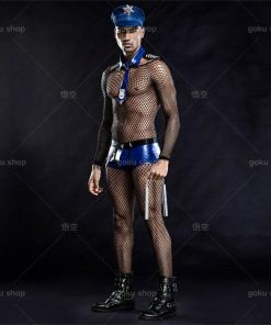 「 5点セット」コスプレ ワイルドポリス 警察官 ハロウィン衣装 メンズ セクシー SMセット ナイトクラブバー 定番 人気 男性制服 仮装 縛り