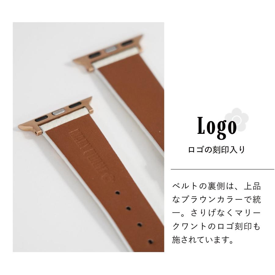 MARY QUANT マリークワント アップルウォッチバンド レディース Apple Watch Series 10 42mm 41mm 40mm 38mm メール便 ギフト対応不可 - 画像 (3)