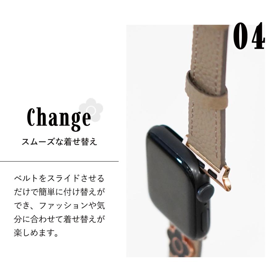 MARY QUANT マリークワント アップルウォッチバンド レディース Apple Watch Series 10 42mm 41mm 40mm 38mm メール便 ギフト対応不可 - 画像 (6)