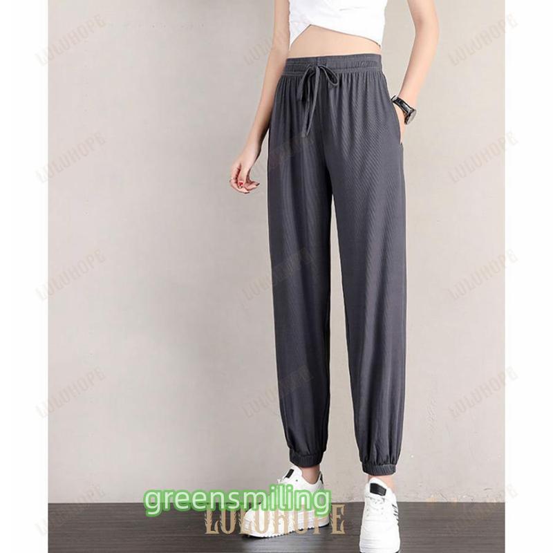 ジャージ レディース ジョガーパンツ スウェットパンツ ひんやり カジュアル おしゃれ スポーツウェア 裾ゴム 春夏 ダンス 運動着 - 画像 (8)