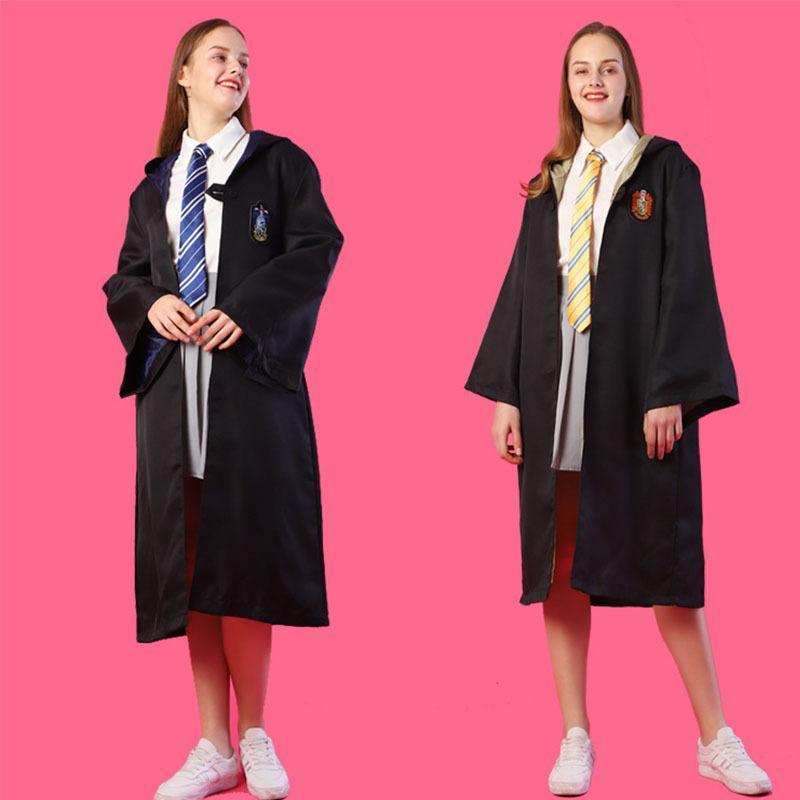 ハロウィン コスプレ衣装 Harry Potter グリフィンドールハリーポッターローブ、レイブンクロー、ハッフルパフ、スリザリンハロウィン/仮装 子供 大人 可愛い - 画像 (2)