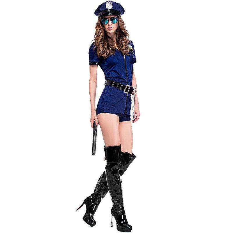 ハ大人 ロウィン衣装 女性用 ポリスマン コスプレ 警察官 コスチューム ポリスウーマン ハロウィン 衣装 婦人警官 軍服 レディース ガールズ ハロウィーン - 画像 (4)