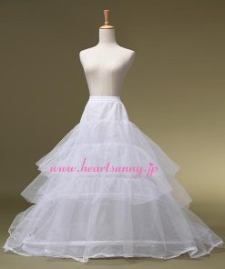 ウェディングドレスパニエ 2リングマーメイドラインパニエ 2段ワイヤー 3層チュール ロングドレス ウエスト紐付き ボリュームアップ 結婚式 披露宴 ブライダル