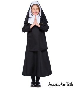 パーティー 修道女 神父 舞踏会 COSPLAY コスプレ 子供 キッズ 男の子 女の子 舞台 ステージ 衣装 仮装 変装 文化祭 学園祭
