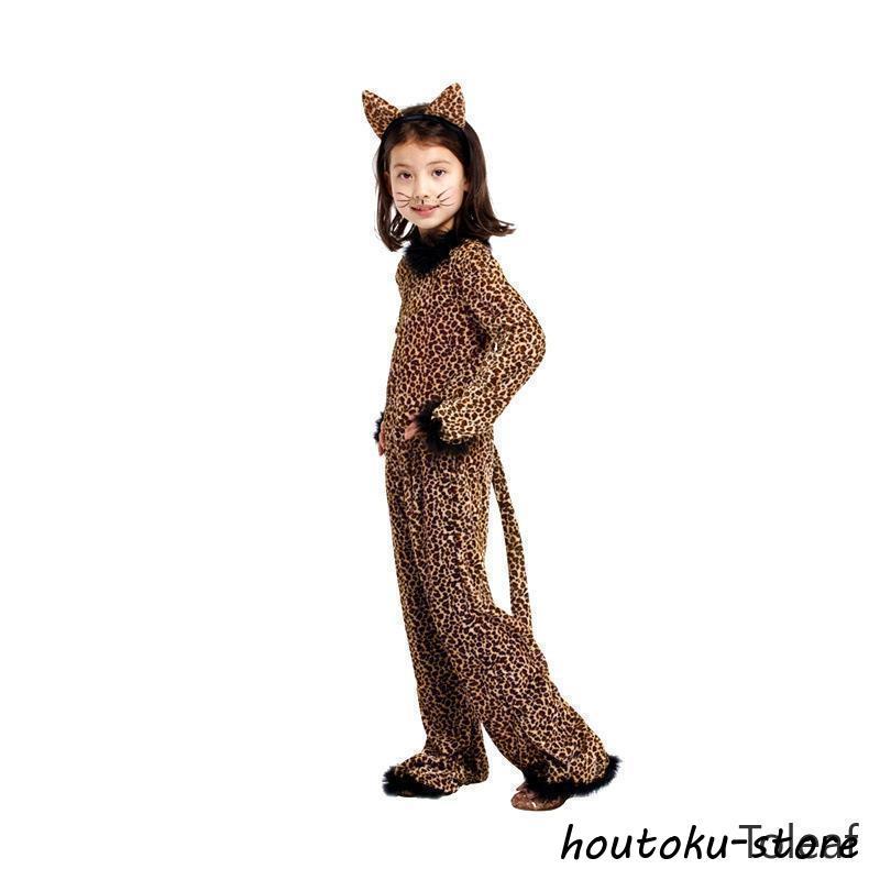 ハロウイン 衣装 チーター 着ぐるみ フーリ コスチューム ライオン?ガード 子供 コスプレ 可愛い 豹 ヒョウ レオパード 動物 アニマル リアルデザイン 公演 - 画像 (2)