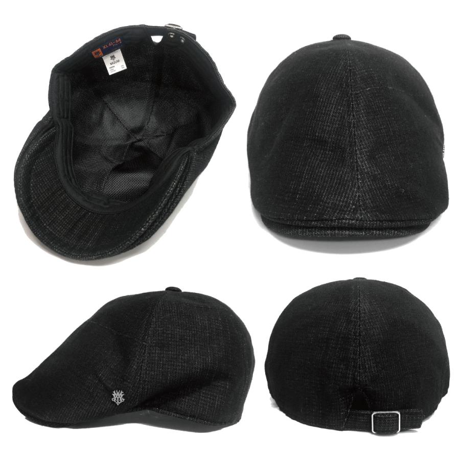 ハンチング帽 メンズ 帽子 BIG 麻綿 深めで被りやすい 58cm-63cm 再入荷でサイズ変更 ピンズ付 MQUM hun-658 大きいサイズ 涼しい 30代 40代 50代 60代 - 画像 (8)